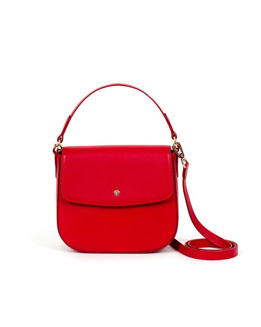 Campo Marzio Red Kate Saddle Bag Mini Flame Scarlet*