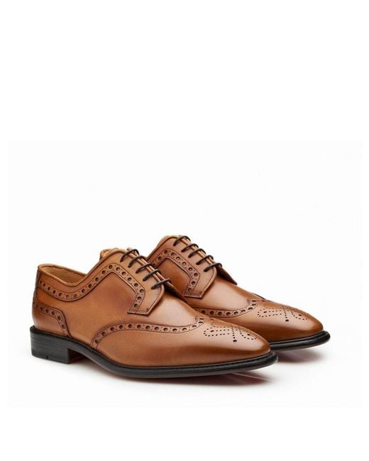Mariano Shoes Brown Paredes Oxford Cognac for men