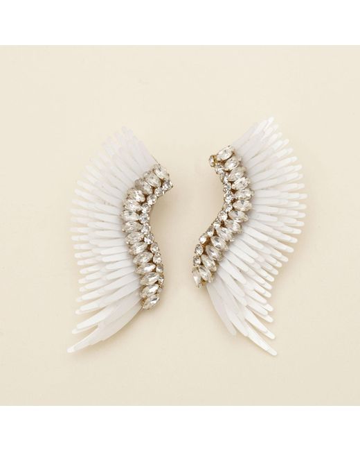 Mignonne Gavigan Metallic Neutrals Crystal Clustered Midi Madelines