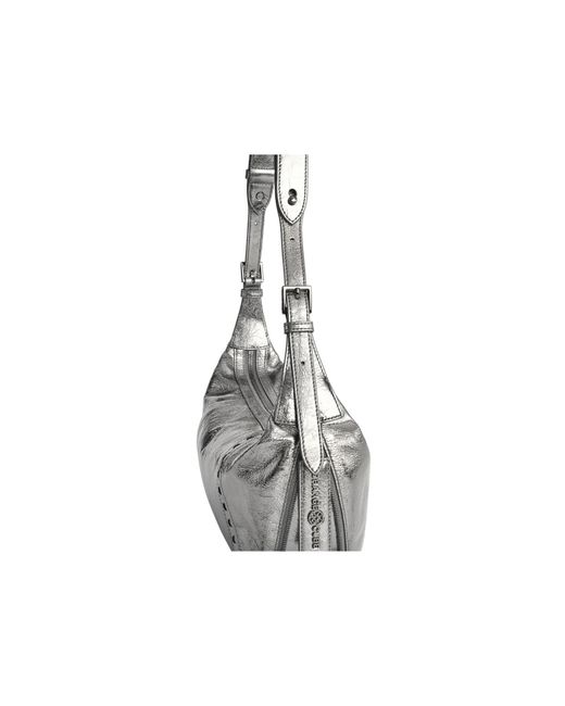 Orange Cube White Metropolitan Hobo Bag