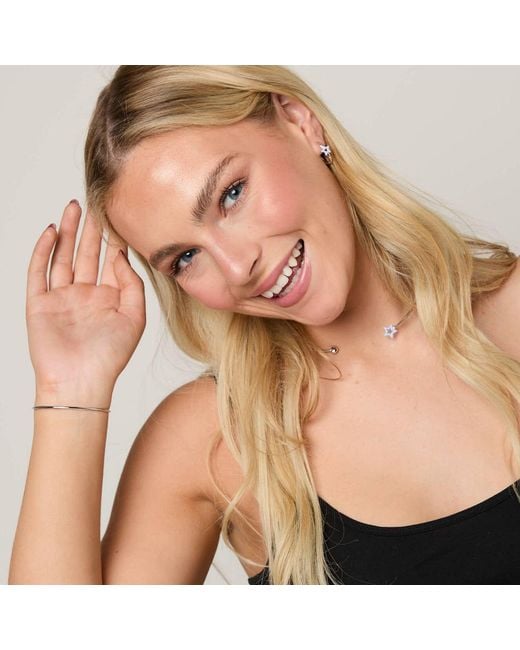 Dolcetto Designs Metallic Cometa Enamel Star Choker