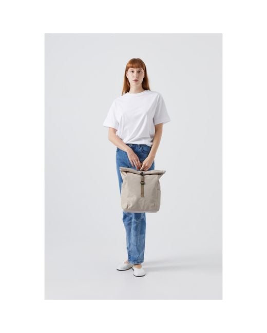 Lefrik Natural Roll Mini Backpack Ash
