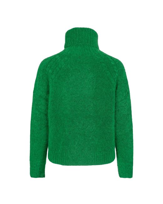tirillm Green Ma Mohair Sweater With Great Details