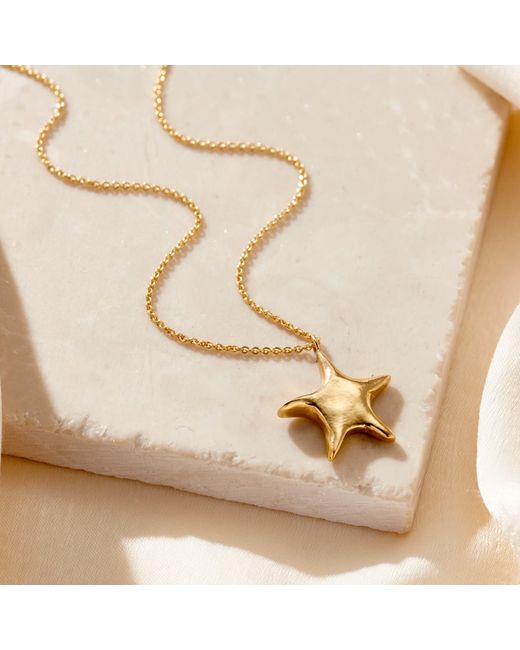 Posh Totty Designs Metallic Chunky Star Pendant Necklace