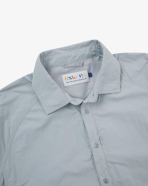 Uskees Blue Technique Trek Shirt for men