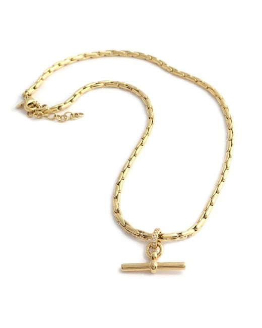 Hye Jane Jewelry Metallic Mini Maren T-Bar Necklace
