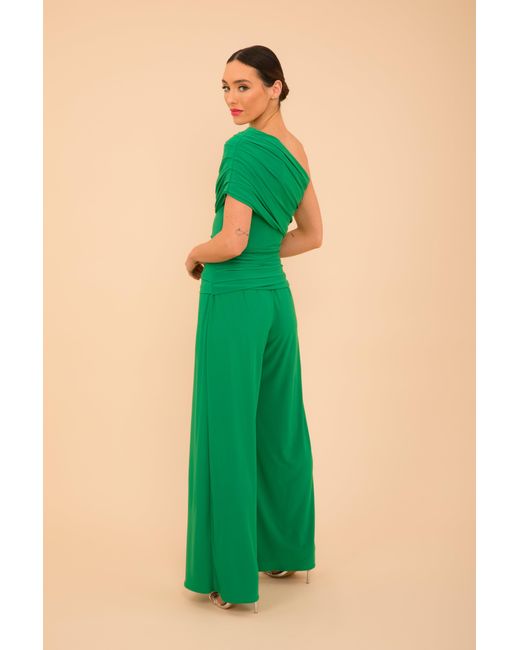 Atom Label Green Rhodium Jumpsuit