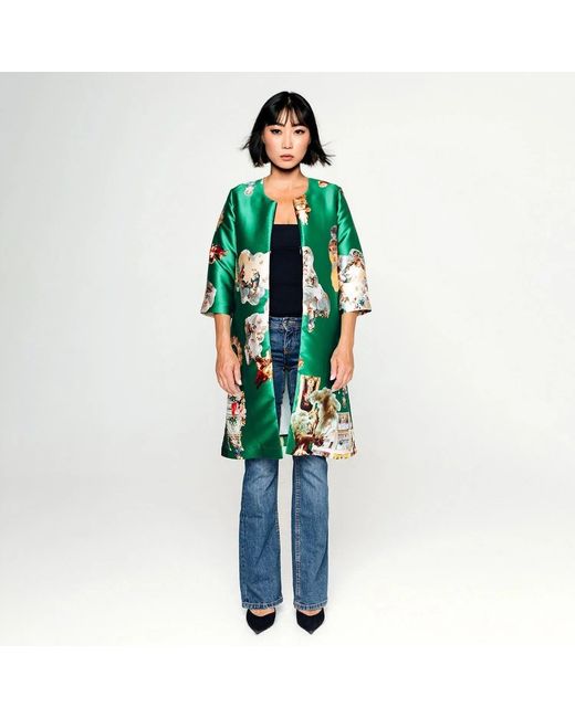 Maxjenny Green Tailored Coat