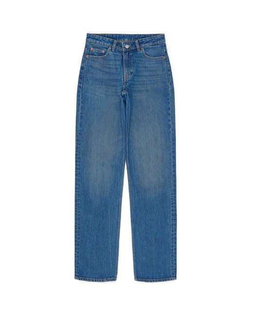 Dr. Denim Blue Arch Mid Straight