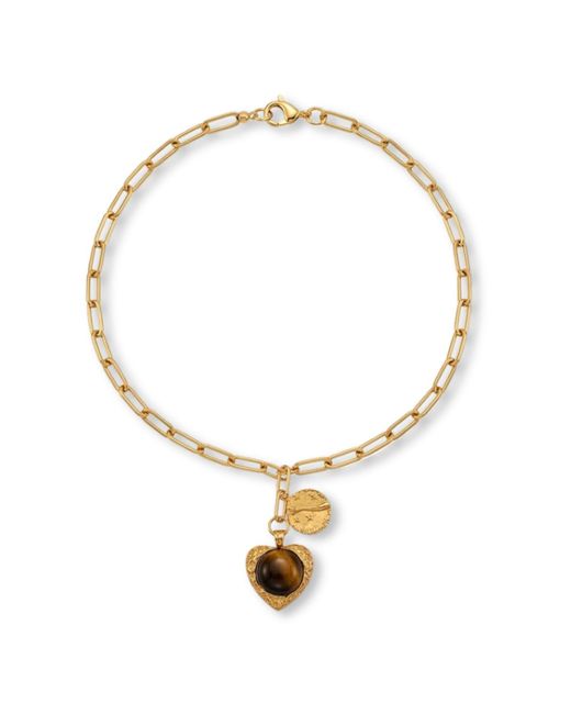 VIEA Metallic Tara Heart Necklace