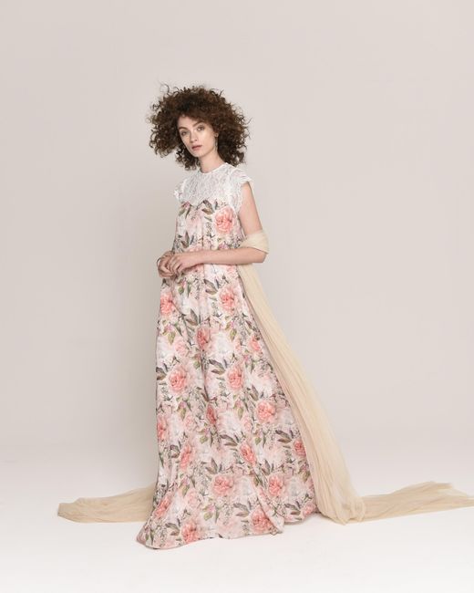 NEVA Pink Maelis Lace Detail Wedding Guest Dress