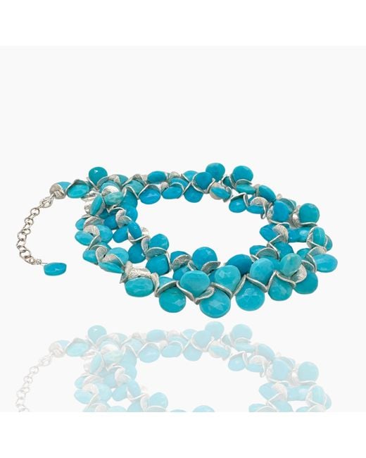 Lori Kaplan Design Blue Sleeping Beauty Signature Necklace
