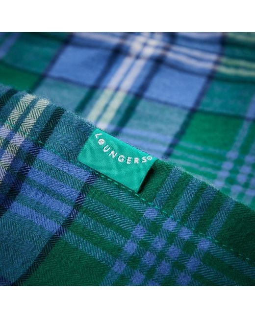 Lounge Blue Soft, Breathable Organic Brushed Cotton Loungewear Trousers