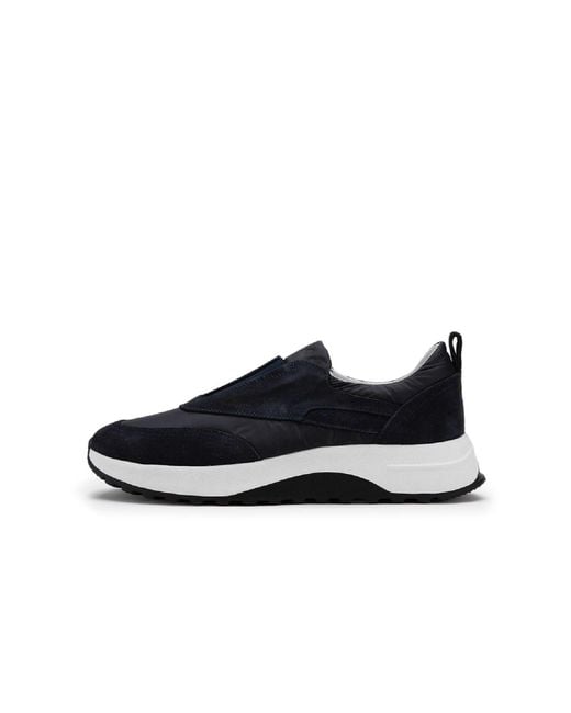 Ilvi Black Baar Suede Leather-Fabric Sneaker for men