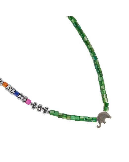 Ebru Jewelry Metallic Sterling Elephant Choker Necklace