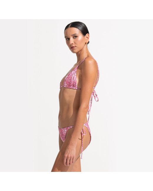 Morrato Bali Pink Claudia Bikini Bottom Topographical
