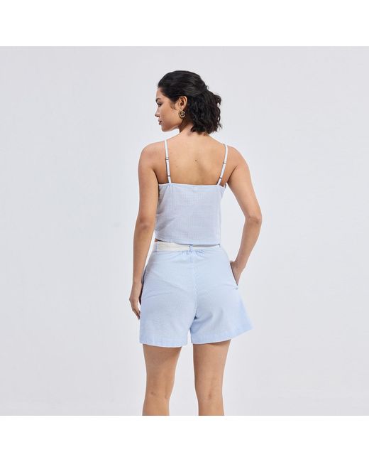 REISTOR Blue Regular Fit Shorts