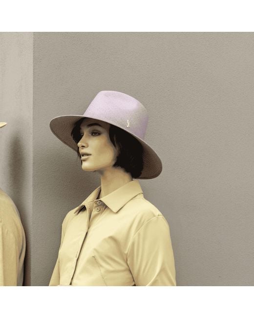DORIA 1905 Purple Panama Cuenca Drop Hat