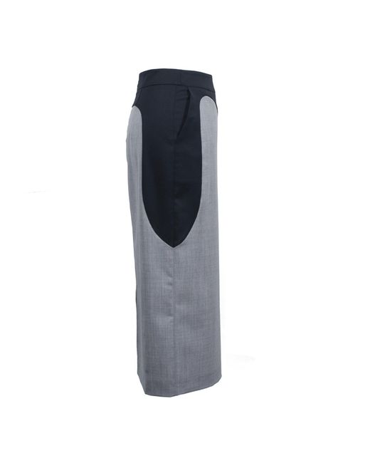 Laura Daili Gray Midi Skirt