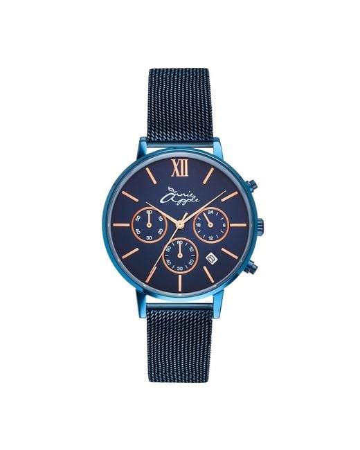 Bermuda Watch Company Blue Annie Apple Marseille Rose Multifunctional Interchangeable