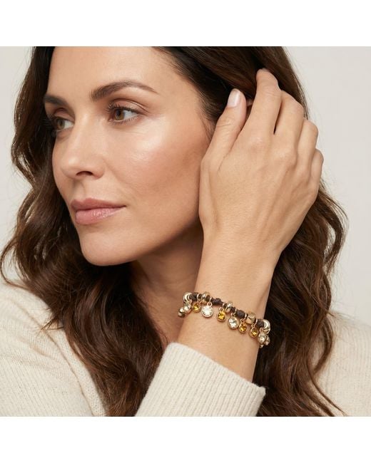 Otazu Metallic Classic Crystal Bracelet