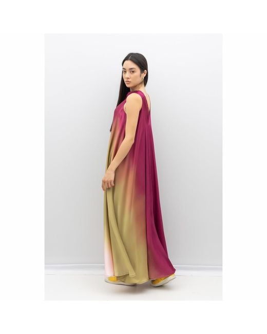 Bianca Popp Pink Bell Dress Long