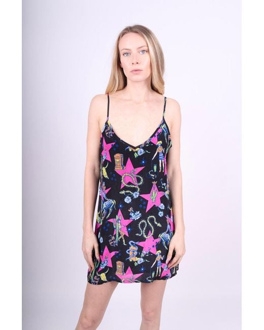 Any Old Iron Red Printed Circus Rider Short Dress