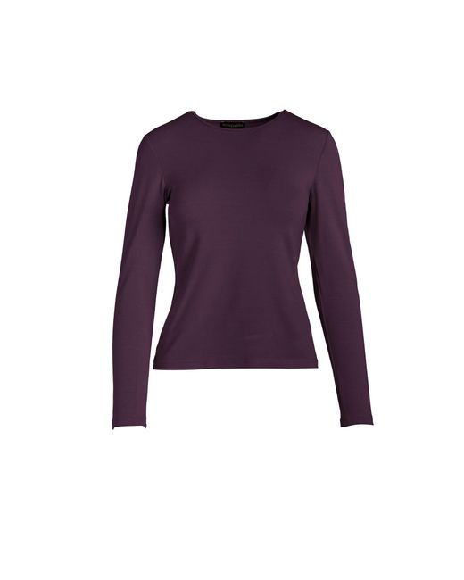 Conquista Purple Jersey Top By Fashion