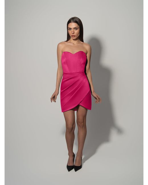Tia Dorraine Pink A Touch Of Glamour Mini Dress