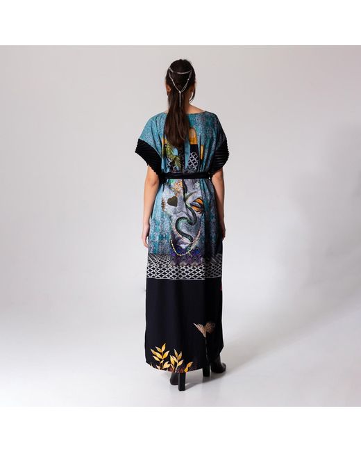 ARTISTA Blue Fortune Long Dress