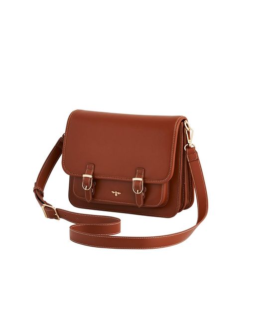 Fable England Brown Tan Classic Satchel