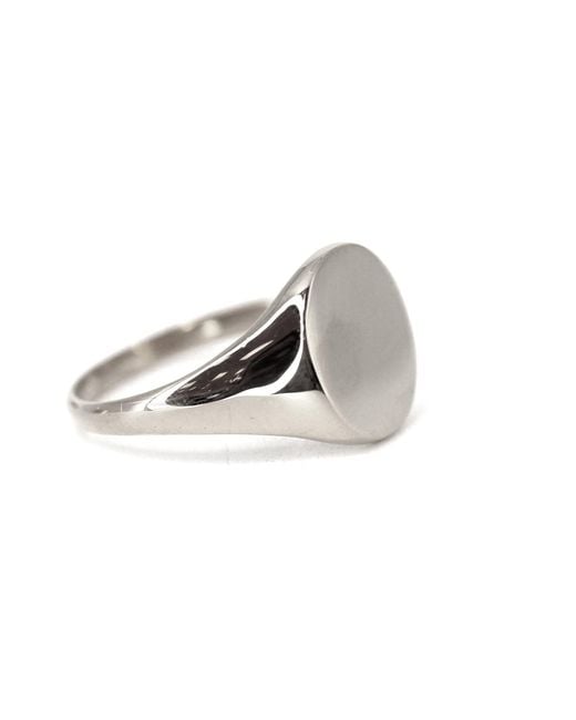 VicStoneNYC Fine Jewelry Metallic Bold Big Size Oval Signet Ring For for men