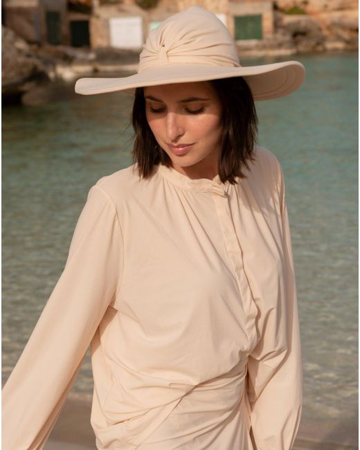 Kalani Sunwear Natural Neutrals Milano Uv Blouse Nude