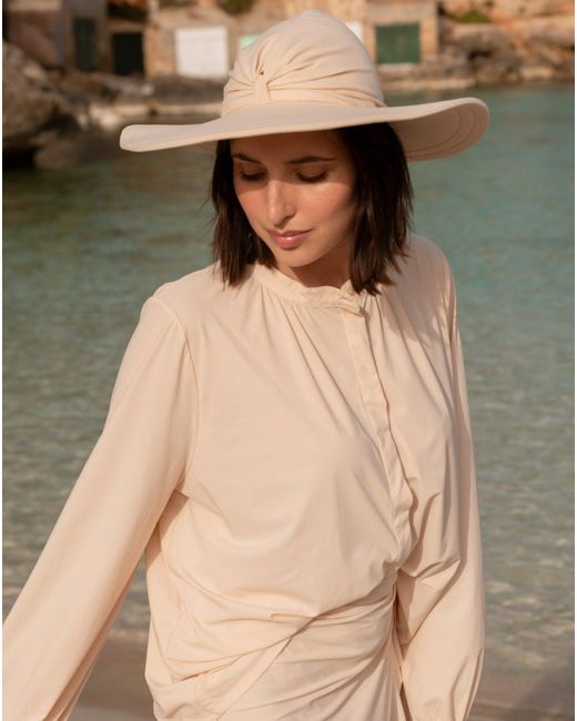 Kalani Sunwear Natural Neutrals Milano Uv Blouse Nude