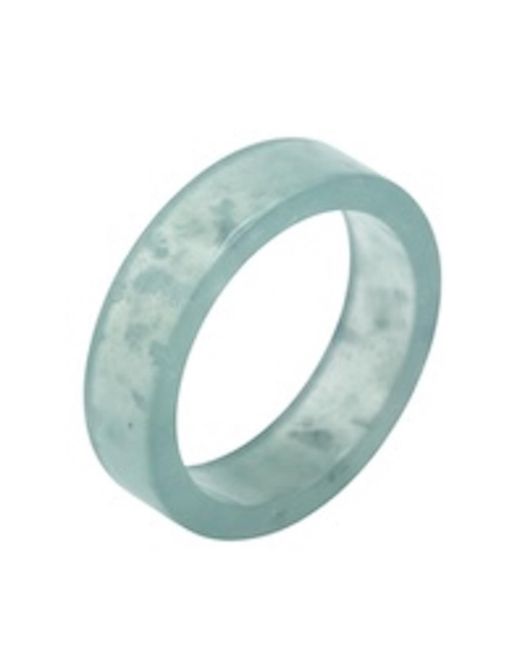 seree Blue Gale Square Jade Ring