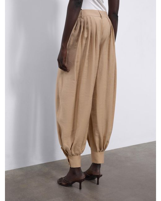 Sélone Natural Nessa Pleated Balloon Trousers