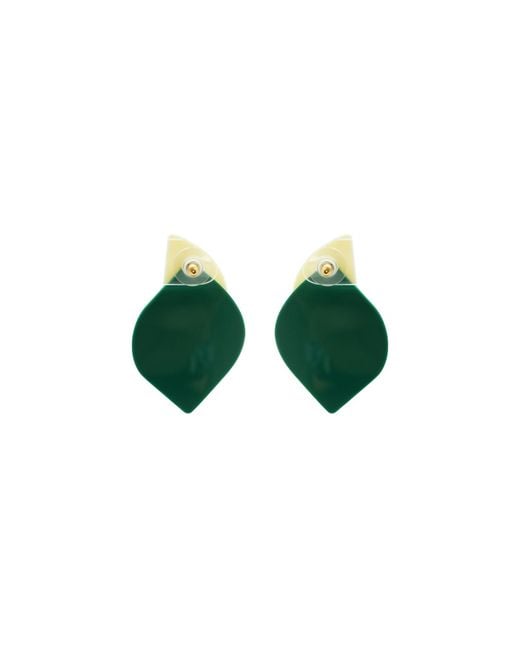 Gissa Bicalho Green Earring Short Organic E