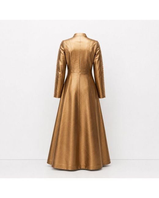 Roqaia Fashion House Brown Golden Armor