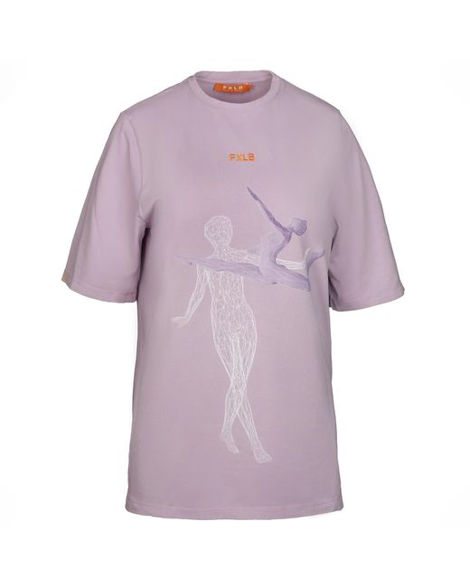 Foxylab New York Purple Lavander T-Shirt Beauty Is Movement