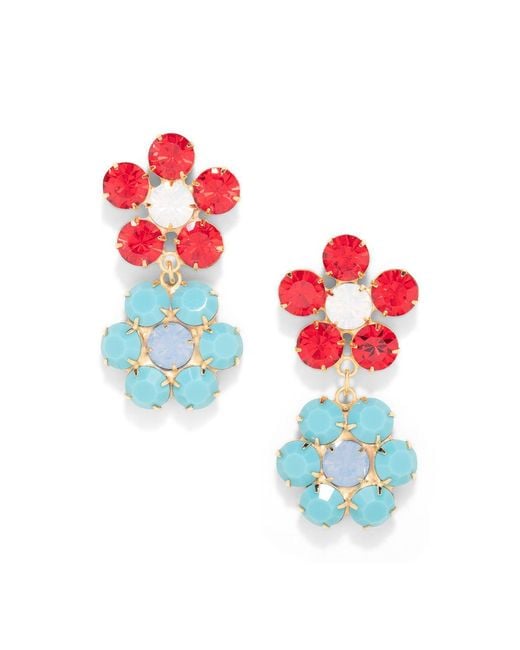 The Pink Reef Blue Penelope Handcrafted Gem Floral