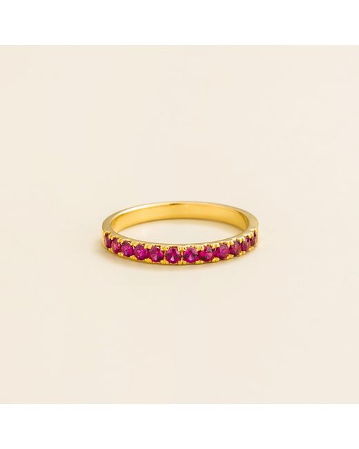 Juvetti Multicolor Salto Ring Set With Ruby