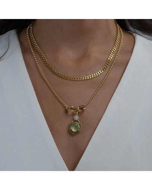 Onia Metallic Water Drop Charm