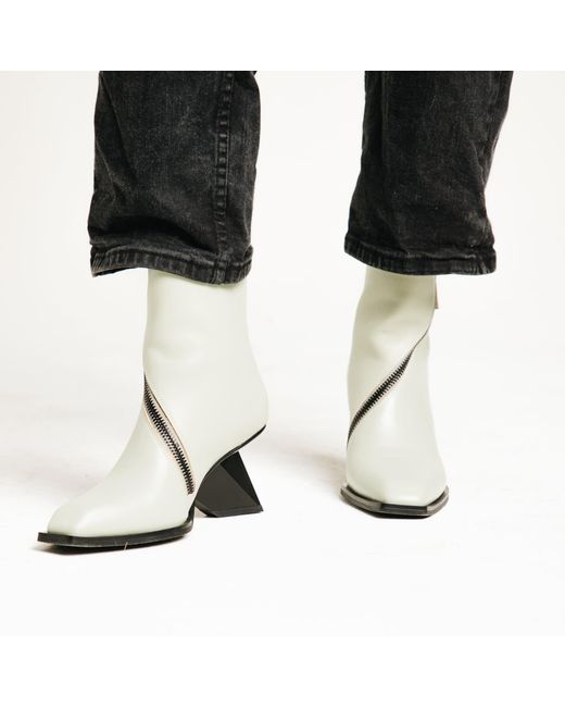 United Nude Green Rockit Zip Bootie