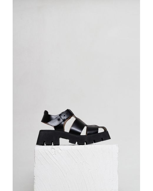 Mafalda Black Aurora Chunky Sole Sandals