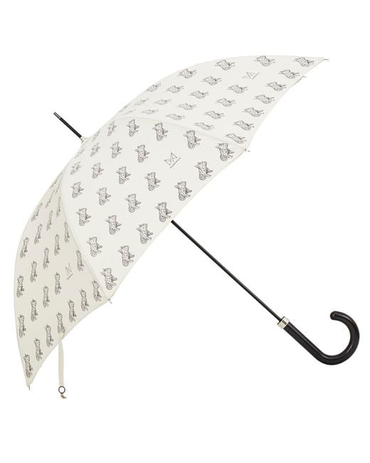 Marokka Design Black French Bull Dog Geometric Style Umbrella