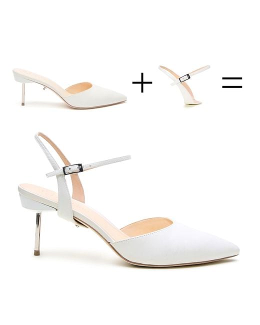 Alterre White Amal Stiletto