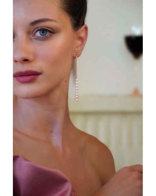 Katy Faye White Orion Earrings
