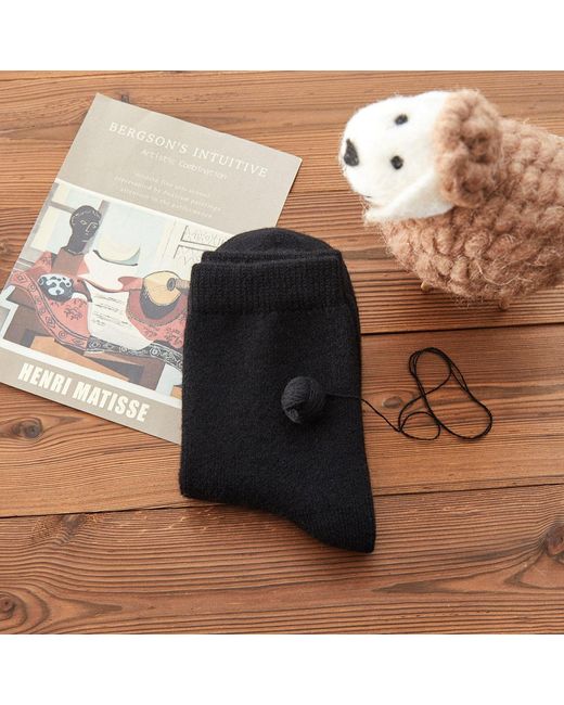Soft Strokes Silk Blue Cashmere Quarter-Length Socks Set Of Two