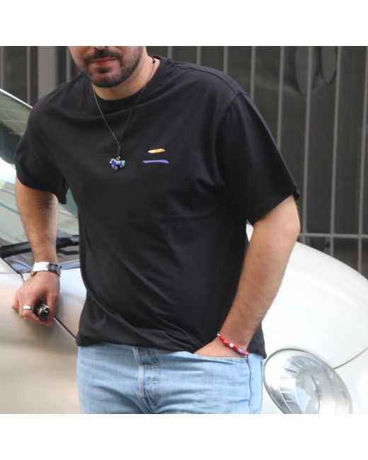 Joy-Es Black Luna And Soleil Tshirt for men