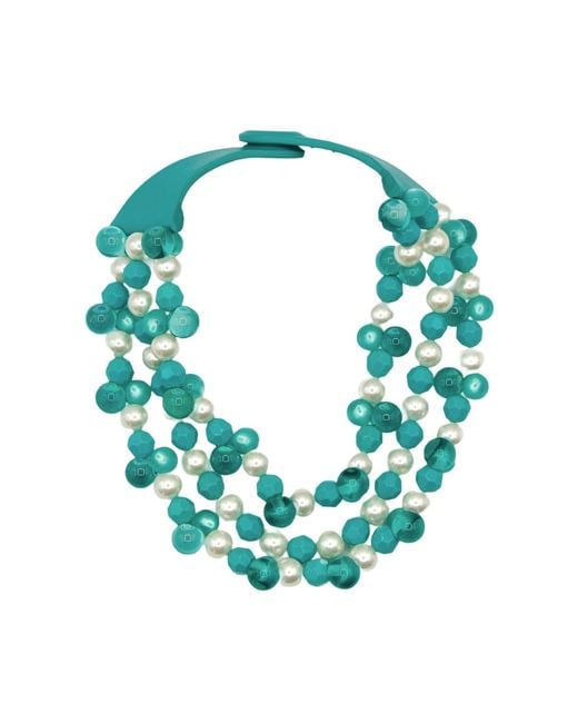 Fairchild Baldwin Green Gisella Aqua Necklace